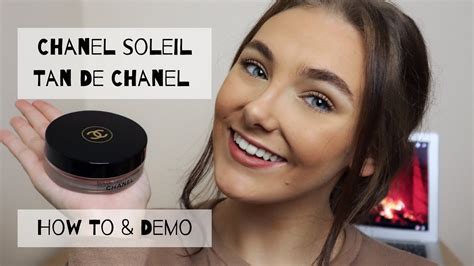 chanel soleil tan de chanel how to use|soleil bronzer reviews.